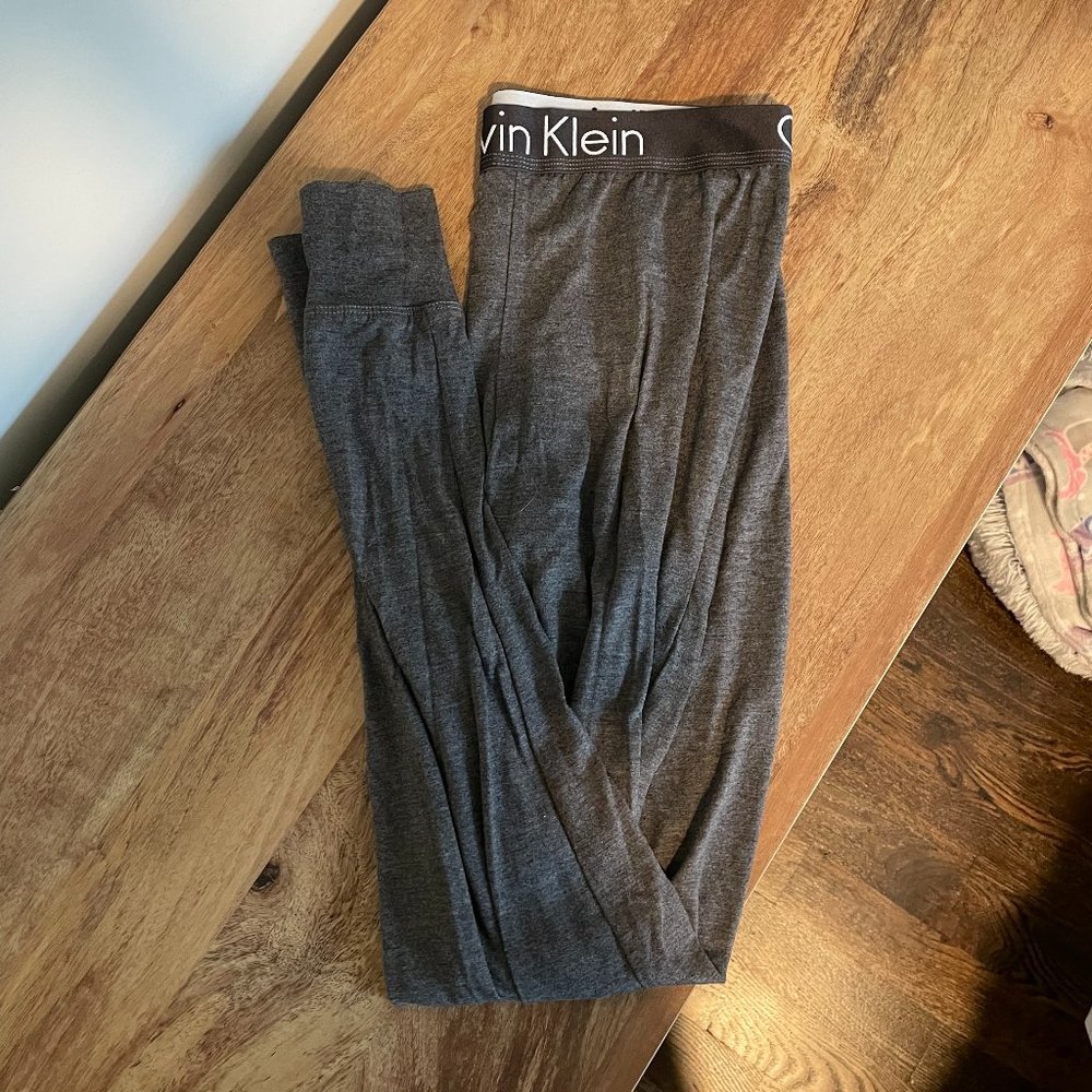 Calvin Klein Charcoal Grey Pajama Set